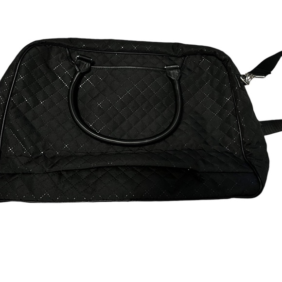 Vera Bradley Black Lay Flat Weekender - Picture 3 of 9